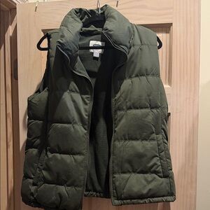 Old Navy Dark Green Fleece Vest